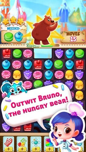 Cupcake mania - Android game screenshots.