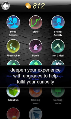 Curiosity - Android game screenshots.