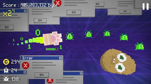 Cursor: The virus hunter - Android game screenshots.