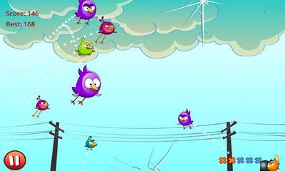 Cut the Birds - Android game screenshots.