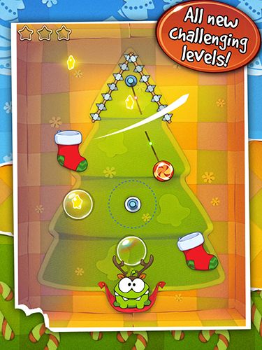 Cut the rope: Holiday gift - Android game screenshots.