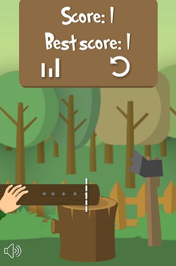 Cut the timber. Lumberjack simulator - Android game screenshots.