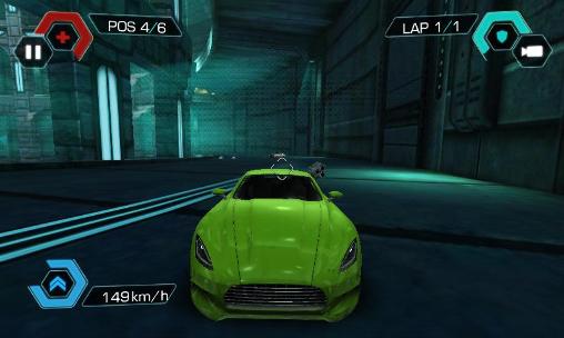 Cyberline racing - Android game screenshots.