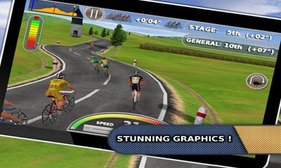 Cycling 2013 - Android game screenshots.