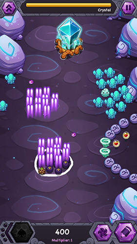 Gameplay of the Dark dot for Android phone or tablet.