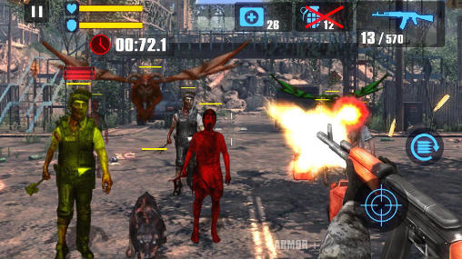 Dead shot: World war zombies - Android game screenshots.