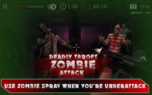 Deadly target: Zombie attack - Android game screenshots.