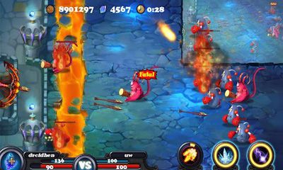 Defender II - Android game screenshots.