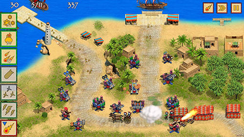 Defense of Egypt: Cleopatra mission - Android game screenshots.