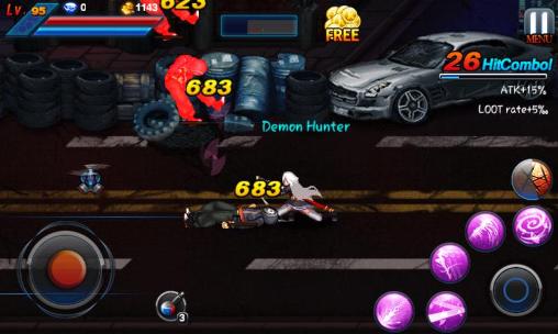 Demon hunter - Android game screenshots.