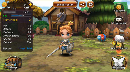 Demong hunter - Android game screenshots.
