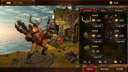 Demonrock: War of ages - Android game screenshots.