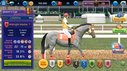 Derby king: Virtual betting - Android game screenshots.
