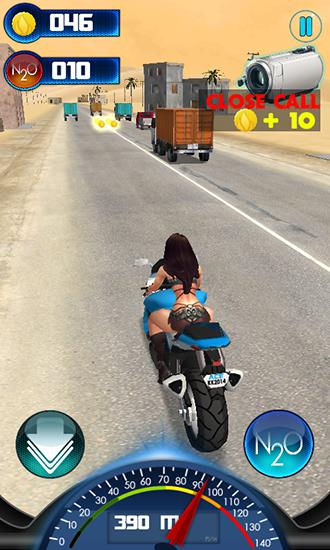 Desert moto racing - Android game screenshots.