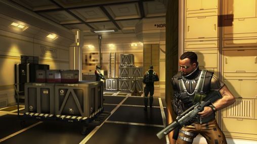 Deus Ex: The fall - Android game screenshots.