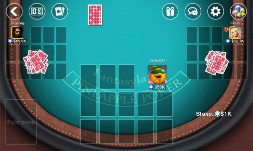 DH: Pineapple poker - Android game screenshots.