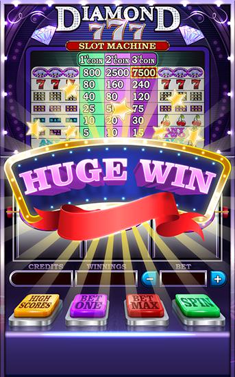 Diamond 777: Slot machine - Android game screenshots.