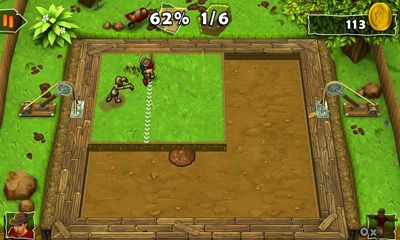 Gameplay of the Dig! for Android phone or tablet.