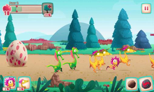 Dino bash - Android game screenshots.