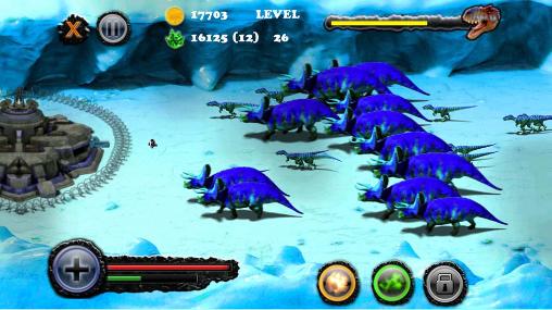 Dino defender: Bunker battles - Android game screenshots.
