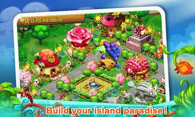 Gameplay of the Dino Paradise for Android phone or tablet.