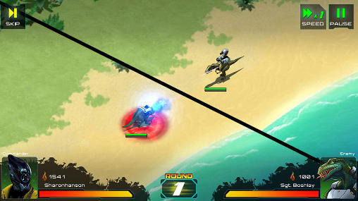 Dino raiders: Jurassic crisis - Android game screenshots.