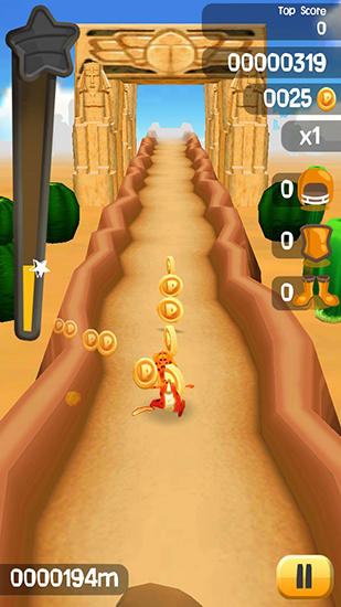 Dino run: Jurassic escape - Android game screenshots.