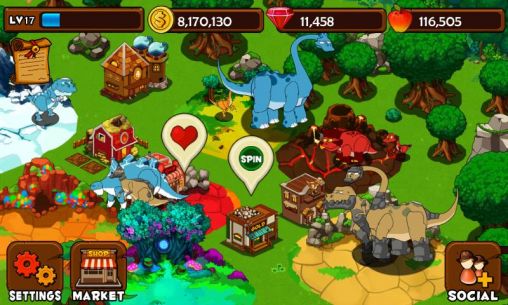 Full version of Android apk app Dinosaur island for tablet and phone.