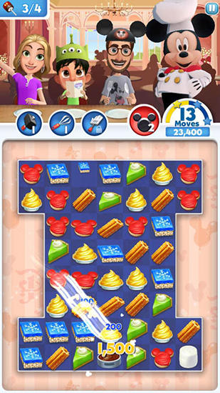 Disney: Dream treats. Match sweets - Android game screenshots.