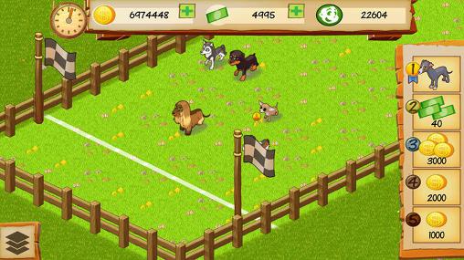 Dog park tycoon - Android game screenshots.
