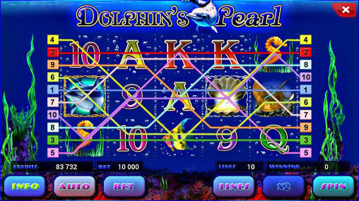 Dolphin’s pearl deluxe slots - Android game screenshots.
