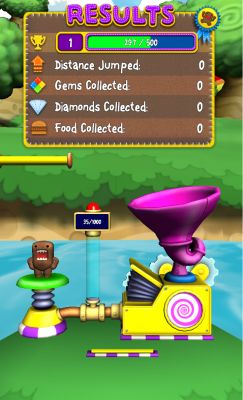 Domo jump! - Android game screenshots.