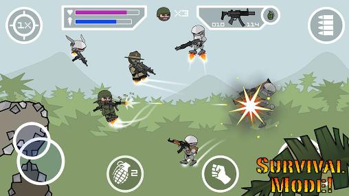Doodle army 2: Mini militia - Android game screenshots.