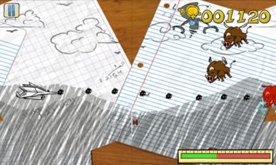 Gameplay of the Doodle Assault for Android phone or tablet.