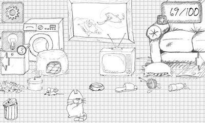 Doodle Cat - Android game screenshots.