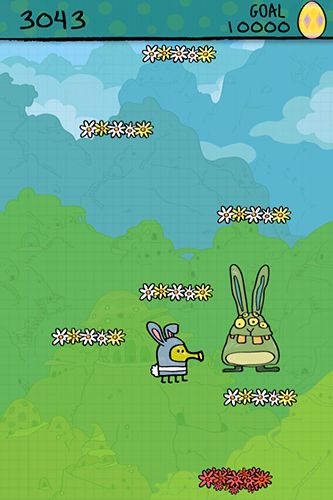 Doodle jump: Easter - Android game screenshots.