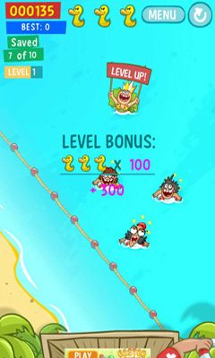 Gameplay of the Doodle Saver for Android phone or tablet.