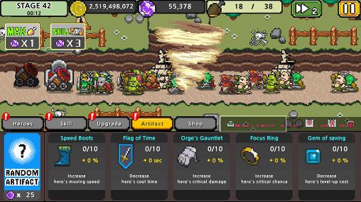 Dot heroes - Android game screenshots.