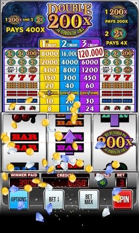Double 200х - Two hundred pay: Slot machine - Android game screenshots.