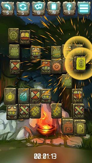 Doubleside mahjong Amazonka - Android game screenshots.