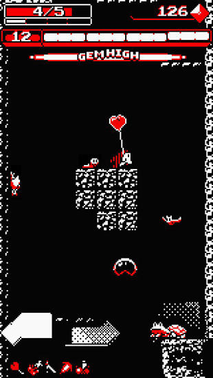 Downwell - Android game screenshots.