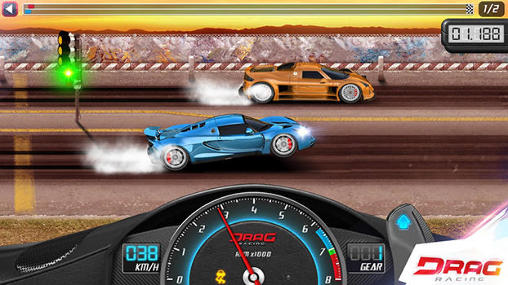 Gameplay of the Drag racing: Club wars for Android phone or tablet.