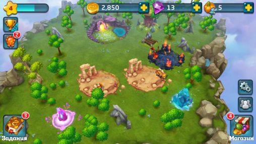 Dragon lands - Android game screenshots.