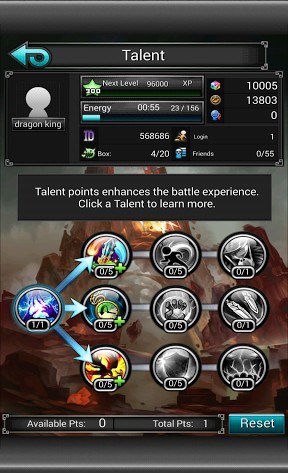 Dragon tactics - Android game screenshots.