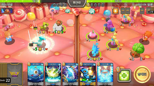 Dragon village TCG - Android game screenshots.