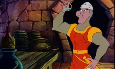 Gameplay of the Dragon's Lair for Android phone or tablet.