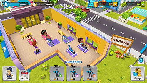 Dream gym: Best in town - Android game screenshots.