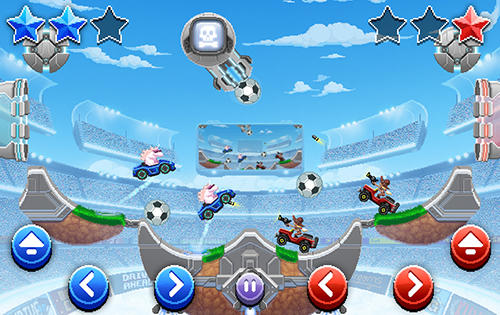 Gameplay of the Drive ahead! Sports for Android phone or tablet.