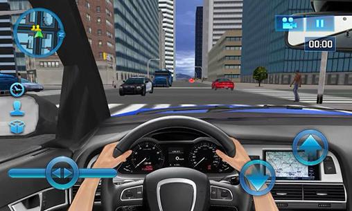 Driving in car - Android game screenshots.