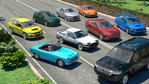 Driving zone: Japan - Android game screenshots.